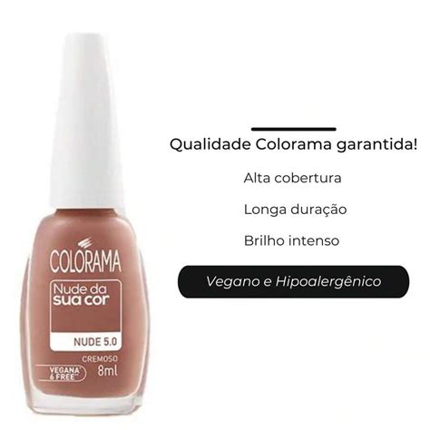 Kit Esmalte Colorama Coleção Nude na Sua Cor SHEIN Brasil