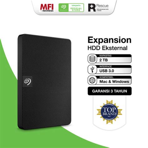 Promo Seagate Expansion Hardisk Eksternal Tb Hitam Jakarta Pusat