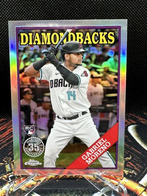 Topps Chrome Topps Baseball Bc Gabriel Moreno Rc Ebay