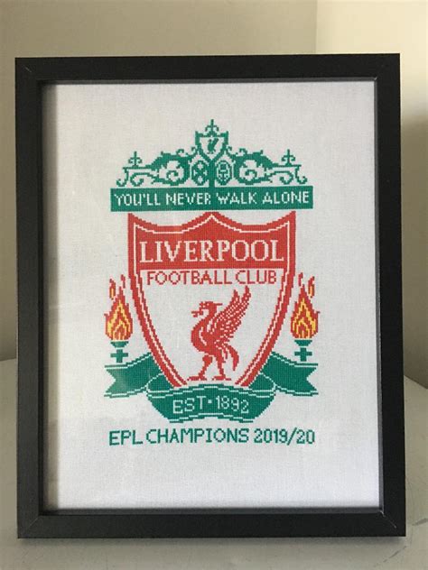 EASY PATTERNS: Liverpool FC cross-stitch pattern