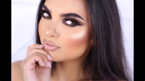 Golden Taupe Eyes Ombre Nude Lips Makeup Tutorial Meuwsha Youtube