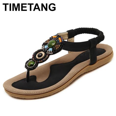 TIMETANG/Новинка; Лидер продаж; модная летняя обувь в богемном стиле ...