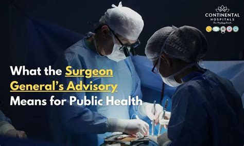 What the Surgeon General’s Advisory Means for Public Health