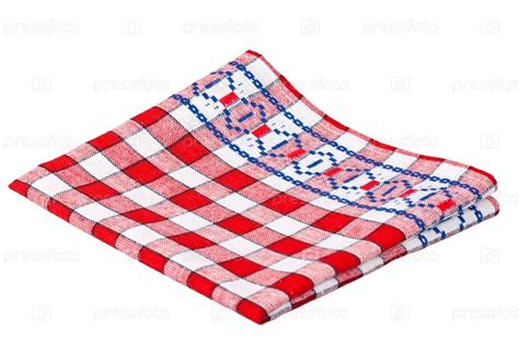 Фотография на тему Кухонное полотенце на белом фоне | PressFoto