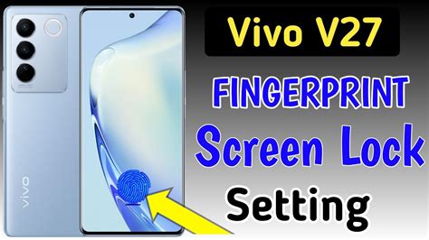 Vivo V G Fingerprint Lock Setting Vivo V Fingerprint Screen Lock