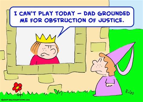 obstruction  justice cartoon world  cartoon
