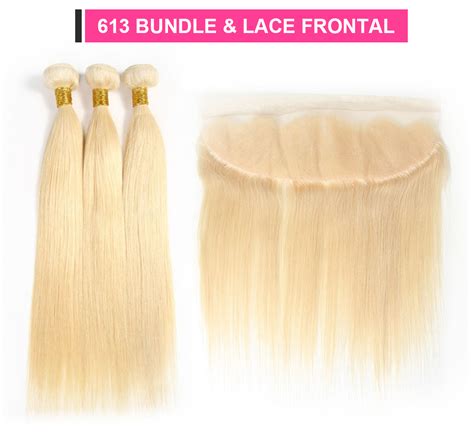 Straight Blonde Bundles With X Lace Front Supernova Hair