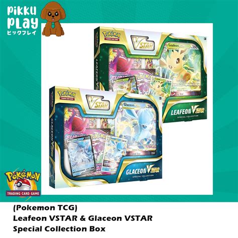 Pokemon Tcg Leafeon Vstar Glaceon Vstar Special Collection Box