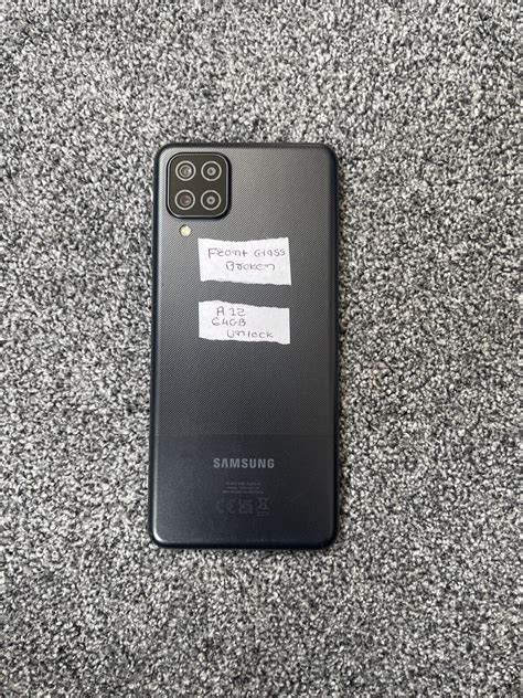 Samsung Galaxy A12 SM-A125F/DSN - 64GB - Black (Unlocked) (Dual SIM ...