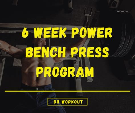 Power Bench Press Program Workout Sheet Eoua Blog