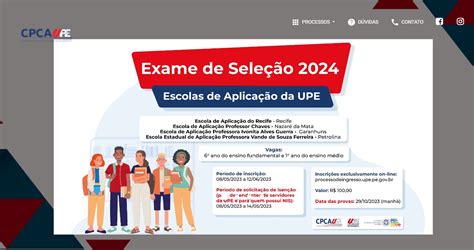 Blog Do Carlos Eug Nio Upe Oferece Oportunidades Nas Escolas De