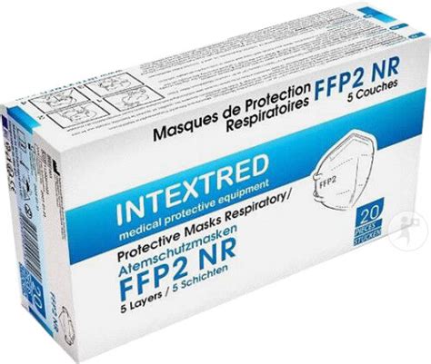 Intextred Masque De Protection FFP2 20 Pièces Newpharma