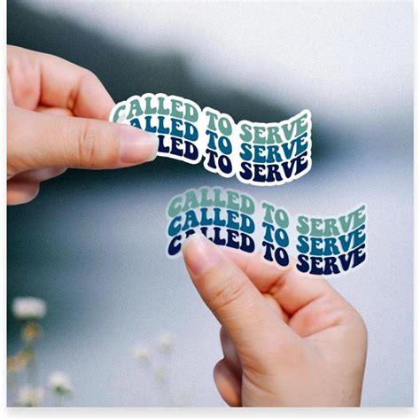 Called To Serve Vinyl Sticker Cardston Book Shop
