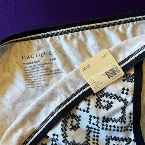 Cacique Intimates Sleepwear Cacique Cotton String Bikini Panty Poshmark