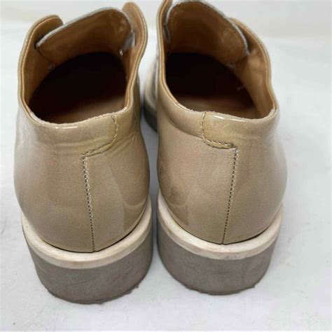 Lloyd Men Camel Nude Tan Patent Leather Studded Oxfor Gem