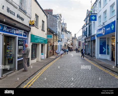 Market Street Main Shopping Street In Ulverston Cumbria Uk Stock Photo