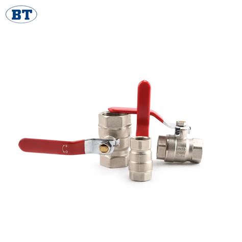 Bt1001 Brass Cw617n Pn 25 600 Wog Brass Ball Valve Pn30 1/4"-4" For Gas ...