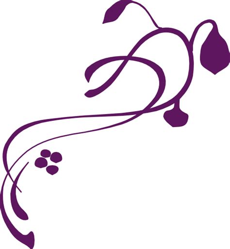 darker purple swirl clip art  clkercom vector clip art