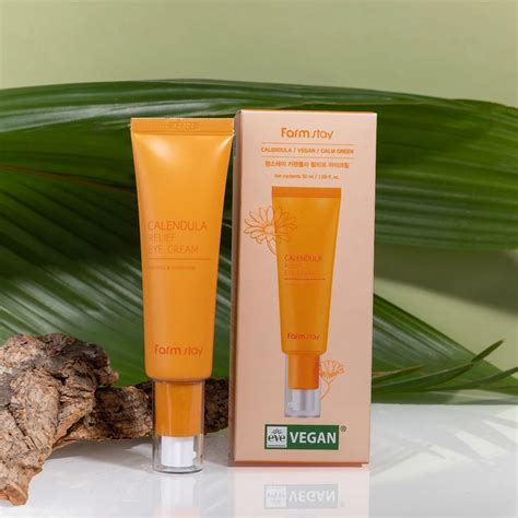 Крем для век с экстрактом календулы FarmStay Calendula Relief Eye Cream ...