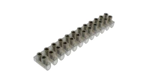 Колодка клеммная 4мм.кв 3а (12) с винтом 07-5004 (Колодка клеммная PA12 ...