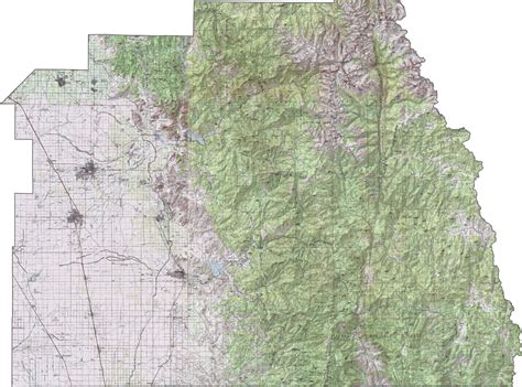 Tulare County Map, California - US County Maps