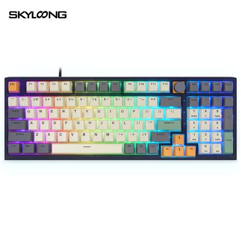 Skyloong Gk Keyboard Gaming Keyboard Hot Swap Keyboard Knob Rgb Gaming Keyboard
