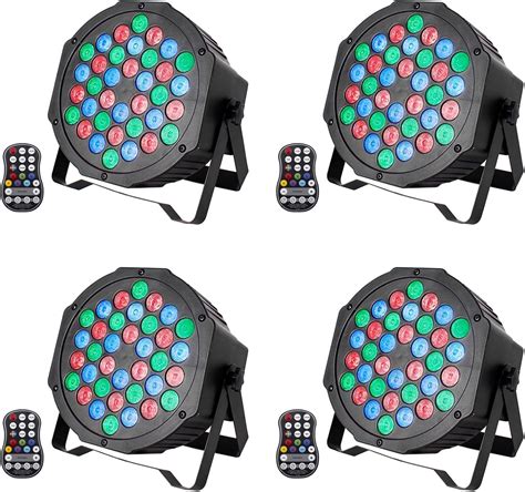 Uking Ricaricabile Luci Da Palco Batteria Integrata Led Par Rgb