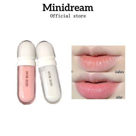 Gege Bear Moisturize Lip Balm Lip Gloss Repair Nourish Reduce Wrinkles