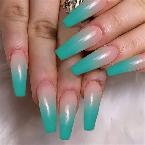 24 Pcs Press On Nails Coffin Long Glossy Fake Nails Coffin False