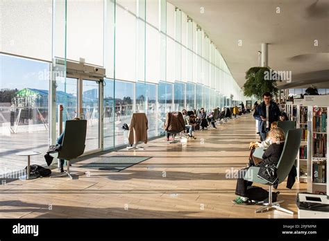 Helsinki Central Library Oodi Interior In Helsinki Finland Stock Photo