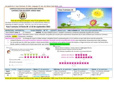 COMPLEJO EDUCATIVO SAN BARTOLOMÉ APÓSTOL 3 15 ILOPANGO SAN SALVADOR CÓDIGO