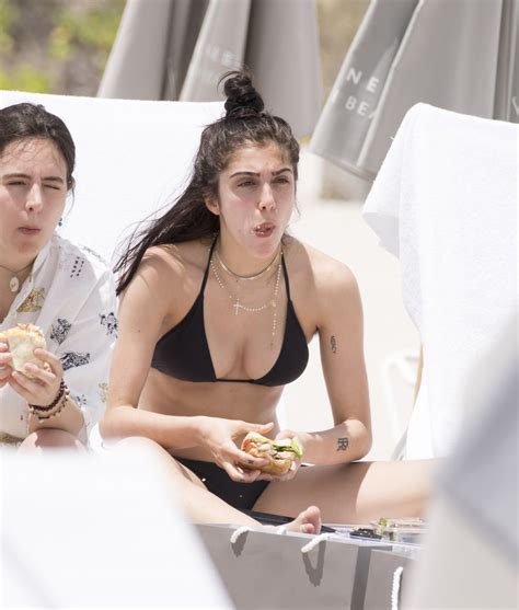 Lourdes Leon Beach Bikini Fun Beach In Miami Celebmafia