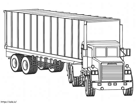 Printable Truck Coloring Pages 34 Truck Coloring Pages (Free PDF
