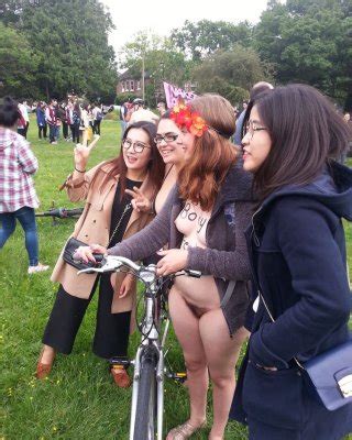 Cute Brunette Southampton Wnbr World Naked Bike Ride Porn Pictures XXX Photos Sex