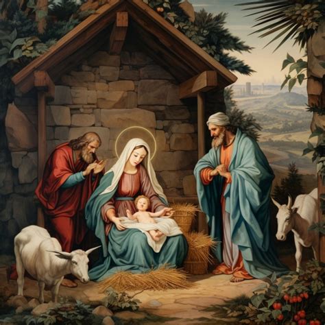 Presépio De Natal Para Imprimir E Montar - Presépio de natal Foto stock gratuita - Public Domain Pictures