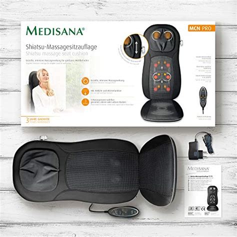 Medisana 88970 MCN PRO - Vergleich • Shiatsu Sitzauflage | Massagematte ...