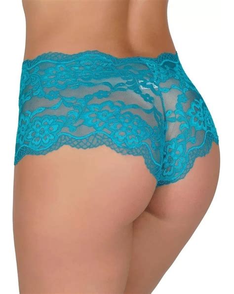 Kit Cale On Cueca Boxer Feminina Short Renda Lingerie Parcelamento Sem Juros