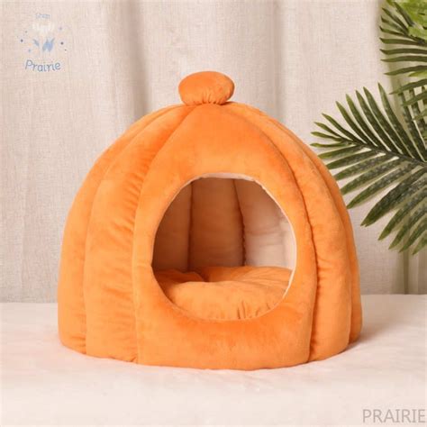 Кошачья кровать кошачья палатка съемная и моющаяся полузакрытая теплая ...