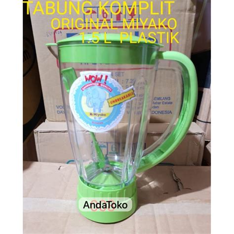 Jual Tabung Blender Miyako Liter Jumbo Beserta Pisau Tutup Dan