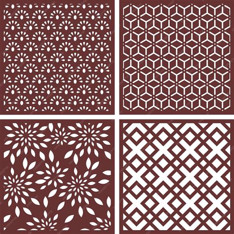 premium vector jali design  cnc router  laser cutting vector