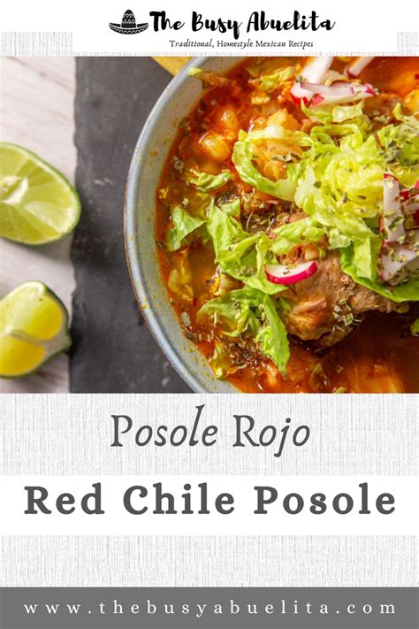 Posole Rojo Red Chile Posole The Busy Abuelita Recipe Easy