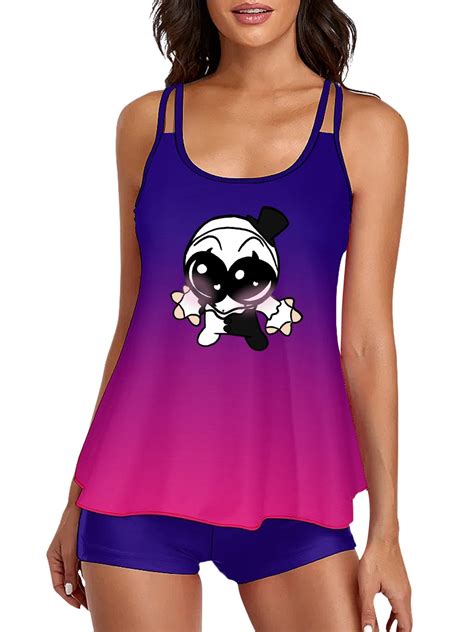 Terrifier Women S Separate Swimsuit Bikini And Swimming Trunks Set