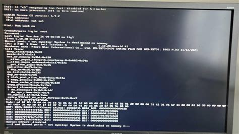 kernel panic memory errors bad sticks runraid