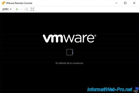 Presentation Of The Vmrc Console Vmware Remote Console Allowing You