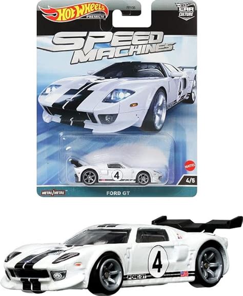 Hot Wheels Collector Vehículo de Colección Ford GT LM N4042 a Escala 1 64 para niños de 3 años