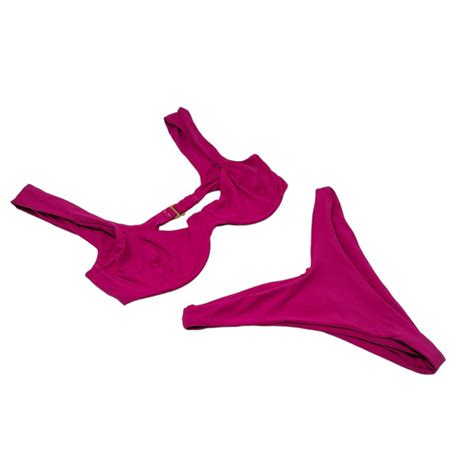 L Space Swim Lspace Bikini Set With Tori Top And Bitsy Bottom Bougainvillea Hot Pink Poshmark