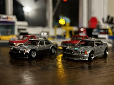 two completely unbelievable castings 500 e and 560 sec amg : r/HotWheels