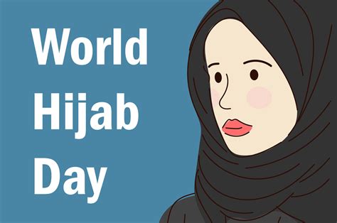 World Hijab Day Flat Design Poster Flyer Poster Design Girl In