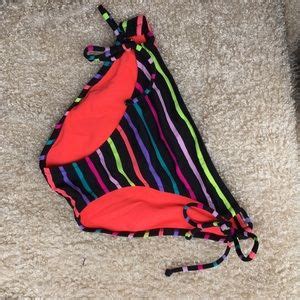 Victoria S Secret Swim Victorias Secret Black Rainbow String Bikini
