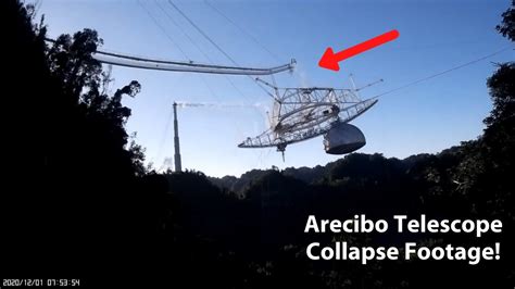 Shocking Footage Of Arecibo Telescope Collapse A Tribute To Arecibo